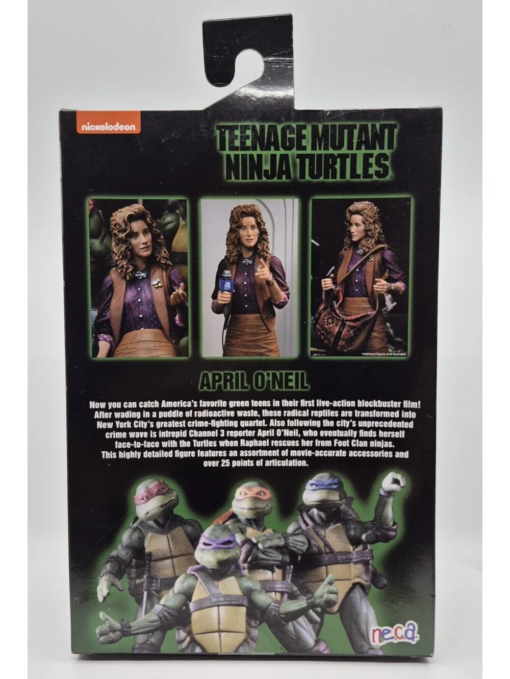 NECA TMNT April O'Neil 1990 Movie Ultimate Teenage Mutant Ninja Turtles Sealed